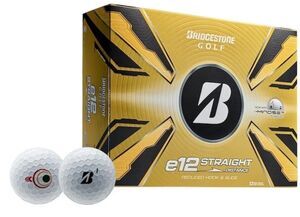 New Bridgestone e12 Straight Distance Golf Balls 1-Dozen White